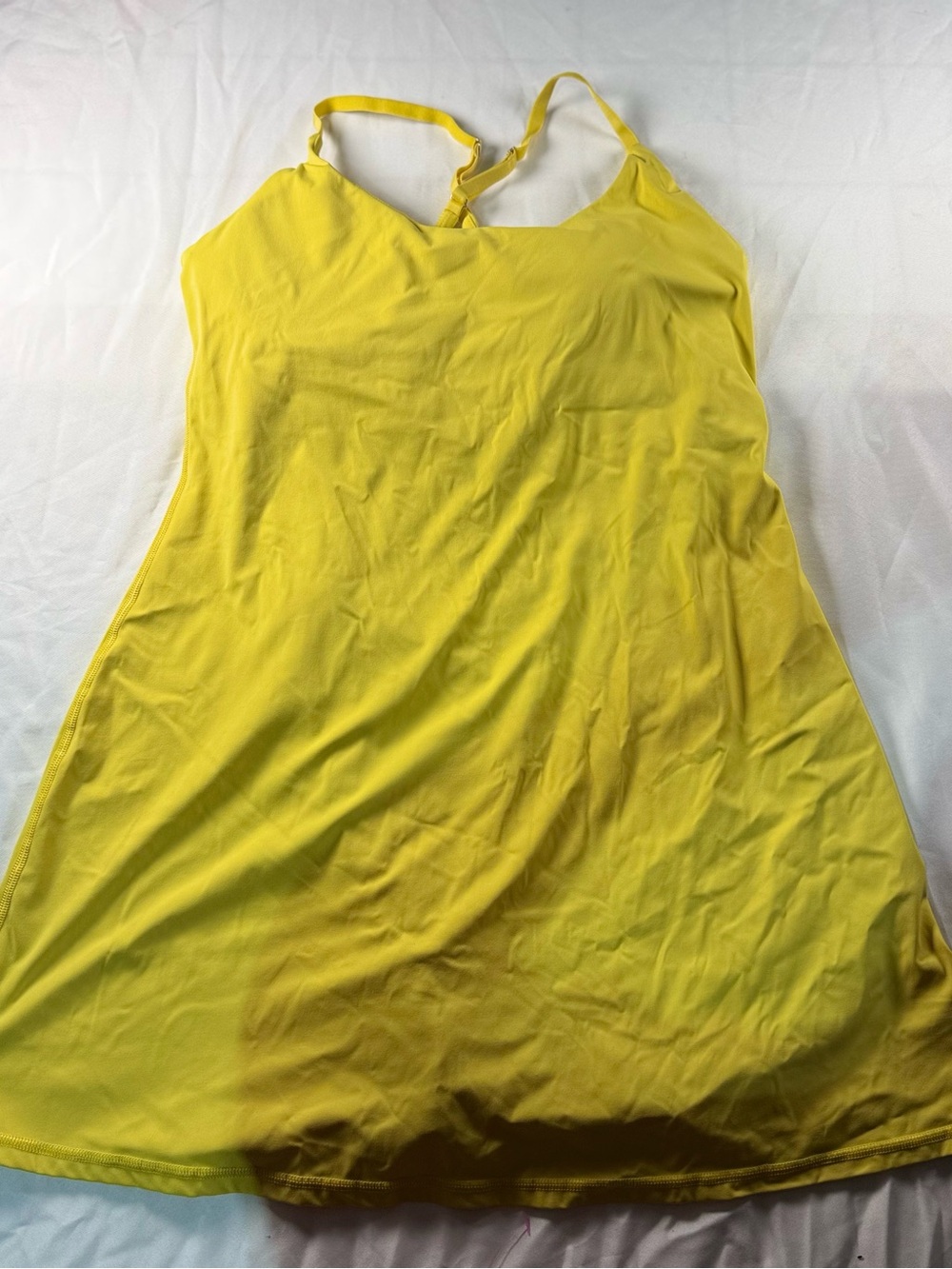 Bright Yellow Athletic Dress
